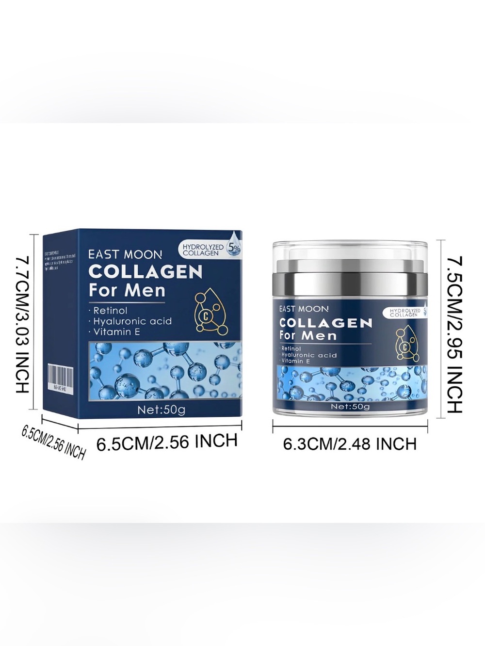 Collagen For Men - Blue Anti-Aging Face Cream